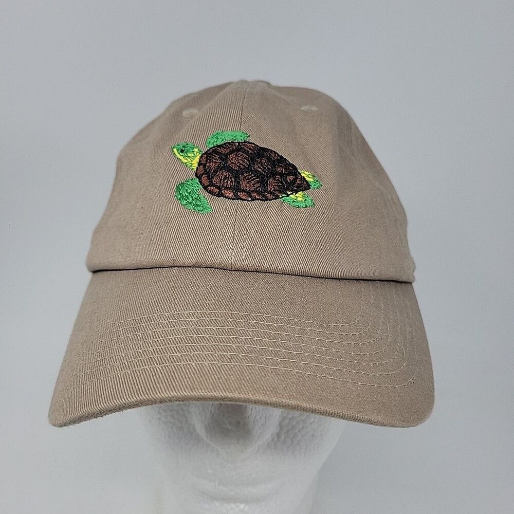 Wildlife Sea Turtle Embroidered Dad Hat Embroidered Ball Cap 100% Cotton OSFA